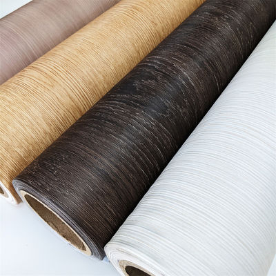 Semi rigid Wood Texture PVC Interior Film Sheet cho quá trình pha trộn