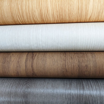 0.14mm Deep Embossed PVC Wood Film For Furniture Mdf Profile Decoration (Phim gỗ được đúc sâu bằng PVC cho đồ nội thất)