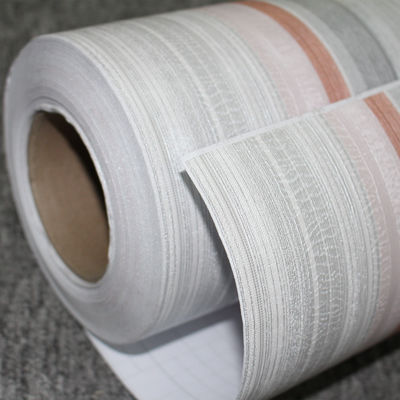 0.1mm-0.15mm PVC miễn phí vỏ và dán Bức tường cao bóng nhẹ chạm