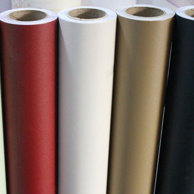 Không thấm nước Self-adhesive PVC Film Màu đơn giản 0.08mm-0.15mm Độ bền cao