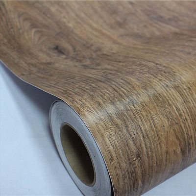 Màn hình nội thất tự dán gỗ hạt PVC có kết cấu tốt 60cm*10m