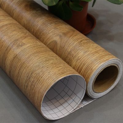 60cm * 10m gỗ kết cấu mỏng tự dán phim nhựa cho đồ nội thất được cải tạo