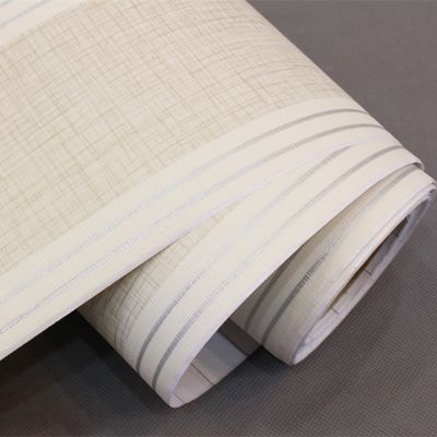 0.1mm-0.15mm Độ dày tự dính PVC Wallpaper bao phủ cho phòng khách