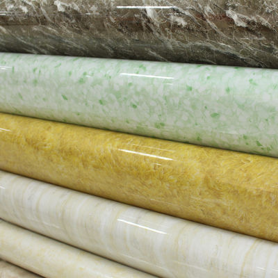 Phim PVC đá cẩm thạch thanh lịch cho các ứng dụng tường đa năng 400m / cuộn